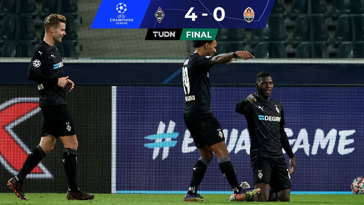 El Mönchengladbach derrotó al Shakhtar y es líder del Grupo B