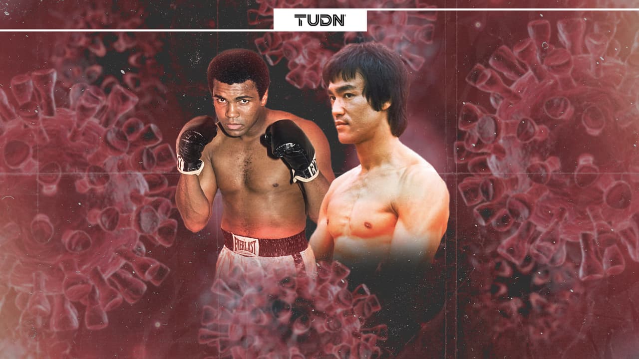 Muhammad Ali y Bruce Lee luchan contra el COVID-19