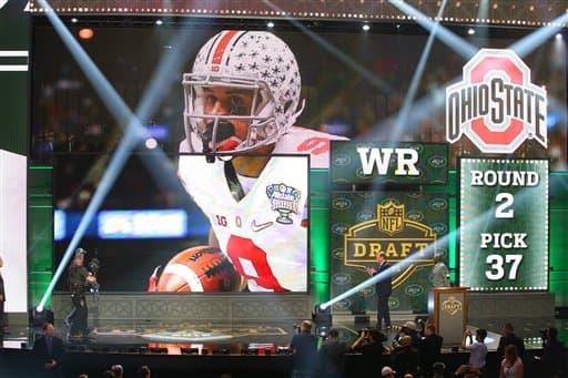 Checa las mejores imágenes del WR novato Devin Smith, tomado por los New York Jets en la segunda ronda del Draft 2015 egresado de Ohio State.
