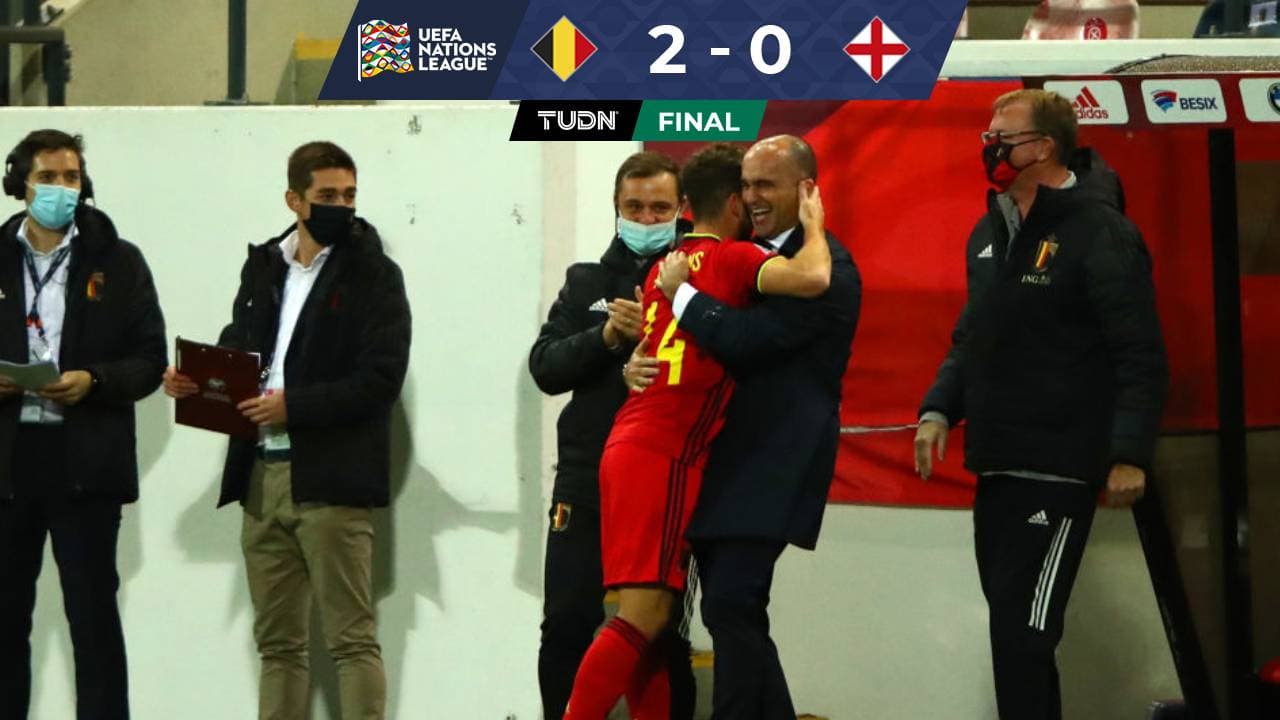 Bélgica derrota a Inglaterra y se abraza al liderato del grupo