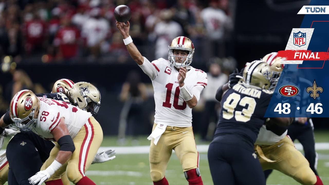 49ers propina su tercera derrota a Saints