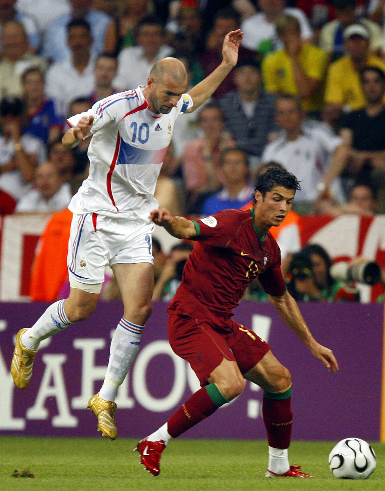 Contra el Francia liderado por Zinedine Zidane, luego su técnico en Real Madrid, Cristiano Ronaldo y Portugal cayeron en la Semifinal del Mundial de 2006, en el que finalizaron en el cuarto lugar.
