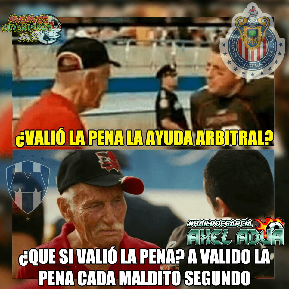 Ahora las burlas fueron con todo contra el arbitraje y la derrota que sufrió el campeón de la Liga MX así como con el gol del 'Gullit' Peña con León.