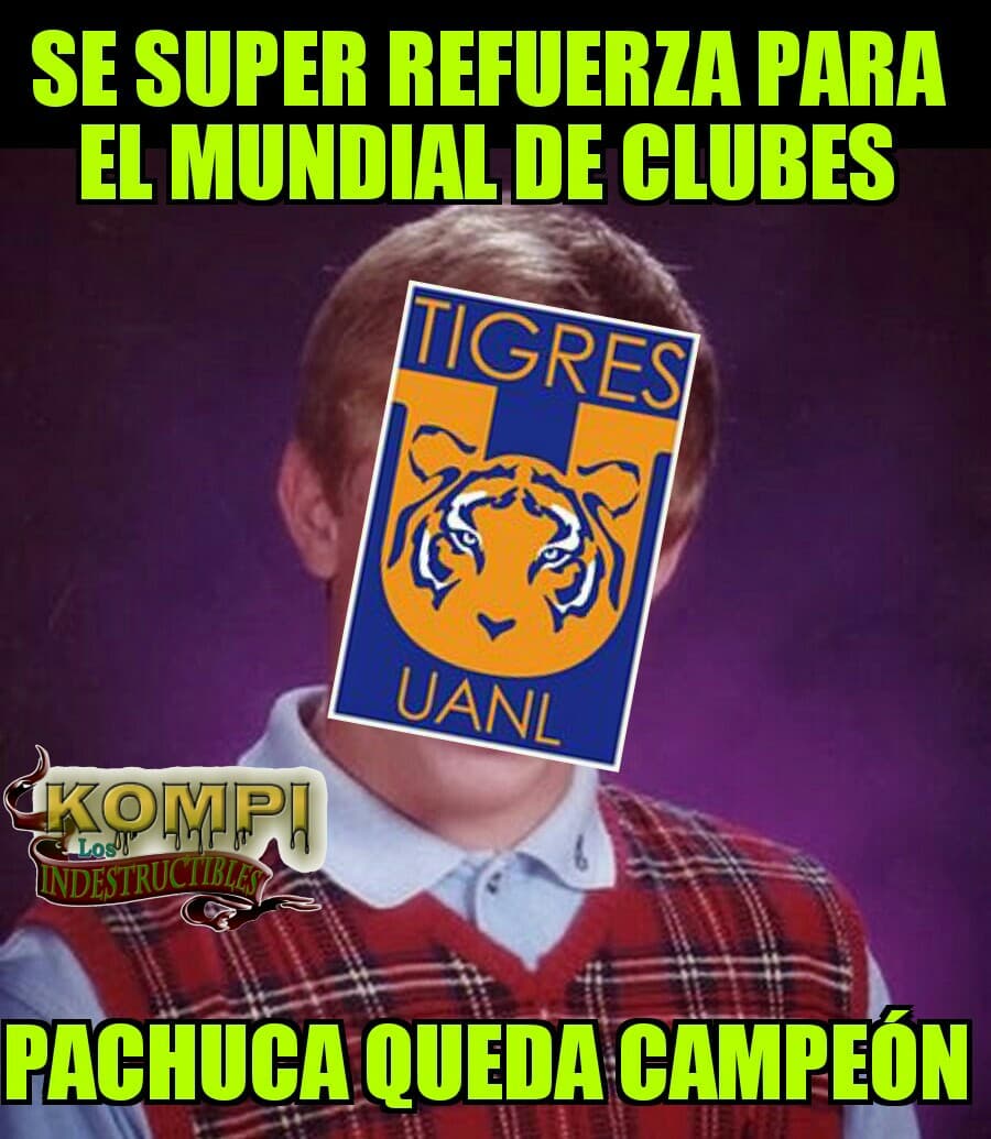 Tigres fue la burla en redes sociales tras perder en la final de la Liga de Campeones ante los Tuzos.