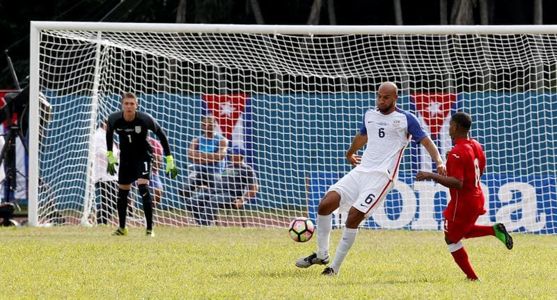 Los estadounidenses no fueron demasiado superiores pero sí jugaron aplomados y demostraron su categoría mundialista: cabe recordar que han asistido ininterrumpidamente desde 1990.