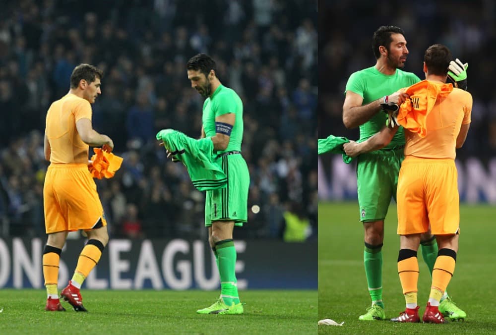 17. El último episodio del Buffon-Casillas se dio el pasado 22 de febrero en los octavos de final de Champions. Esta vez, Iker defendió el arco del F.C. Porto en la derrota 2-0 a manos de la Juventus.