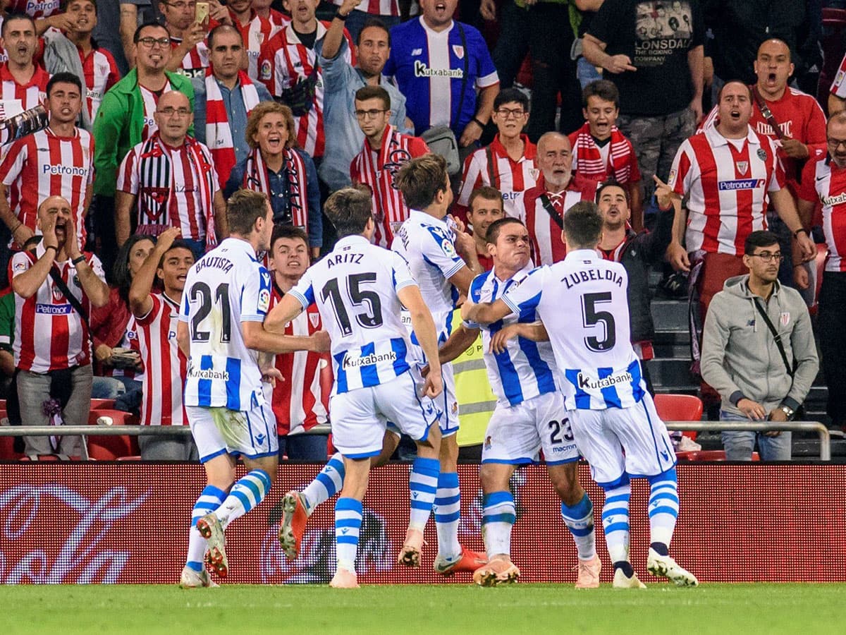 La Real Sociedad logró su primer triunfo en el Nuevo San Mamés desde el 21 de febrero de 2016, luego había sumado un empate y sufrido dos caídas.