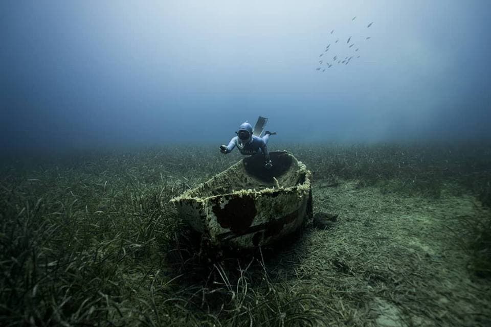 Ya son poco más de seis años en los que se ha dedicado a la apnea, desde que la descubrió en uno de sus entrenamientos de nado con aletas.