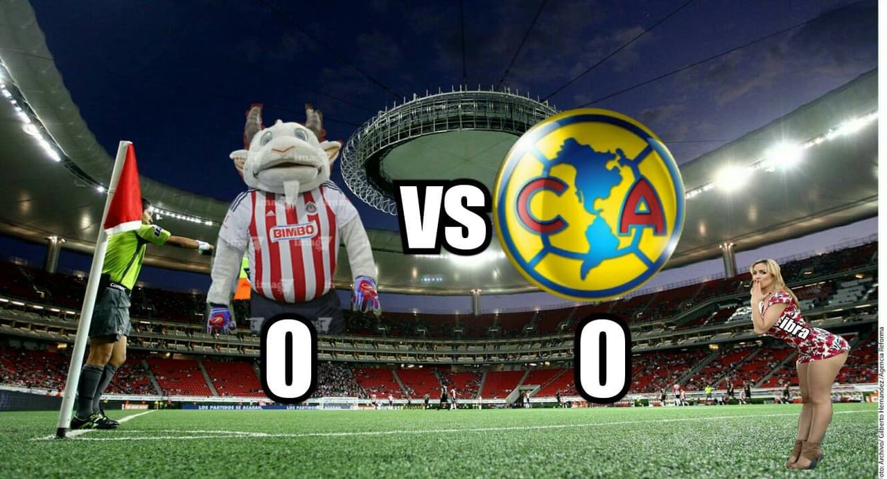 La batalla del clásico entre Chivas y América no se dio solamente en la cancha y los aficionados se tundieron con memes en las redes.