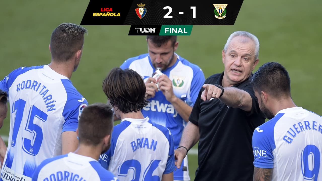 La falta de gol condena al Leganés de Aguirre a una nueva derrota