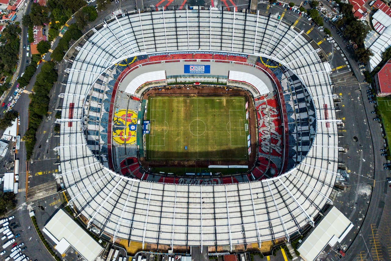 <b>10. Estadio Azteca (México) - </b>87.000 espectadores / Equipos: Club América, México y Cruz Azul