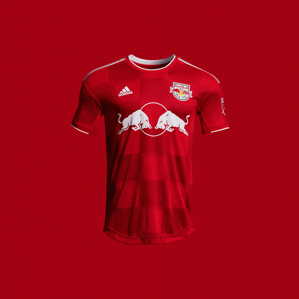 Rojo sangre: esta es la nueva playera titular de New York Red Bulls para la temporada 2022 de la MLS.