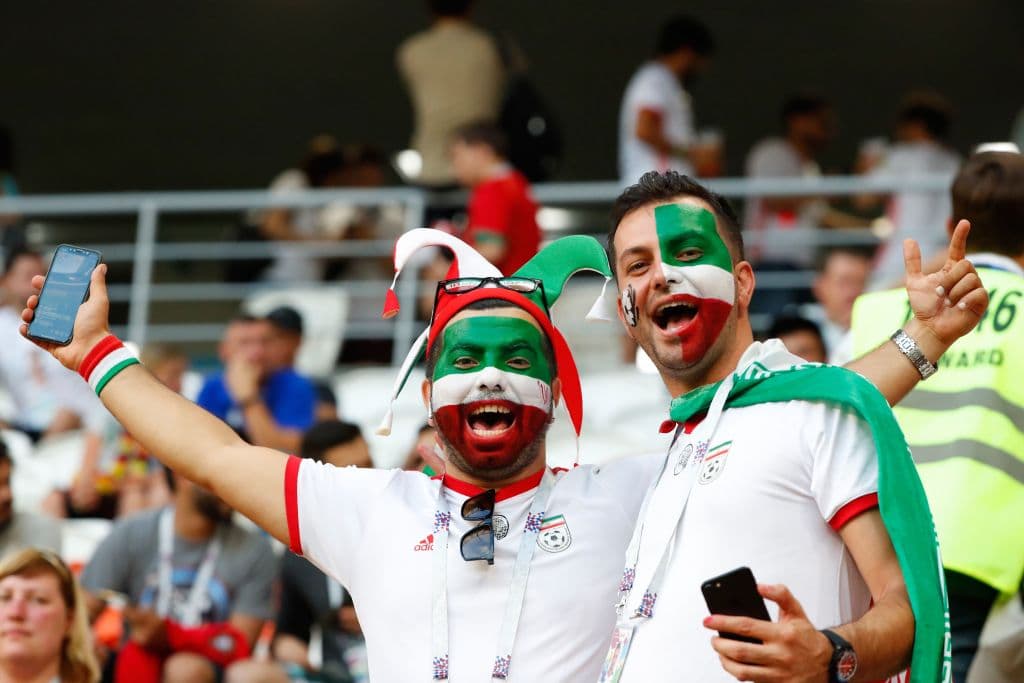 Tremendo ambiente el que armaron portugueses e iraníes de cara al último juego de sus selecciones en la fase de grupos del Mundial Rusia 2018 en Mordavia Arena en la ciudad de Saransk.