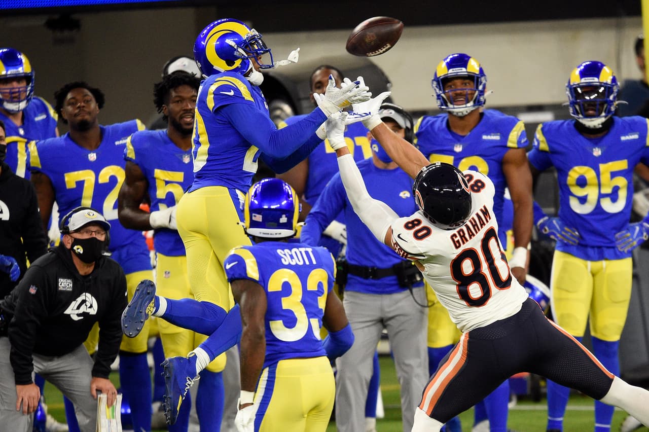 Aaron Donald y su poderosa defensiva dominan durante todo el partido a la ofensiva de los Bears y los Rams ganan 10-24 en el Monday Night.