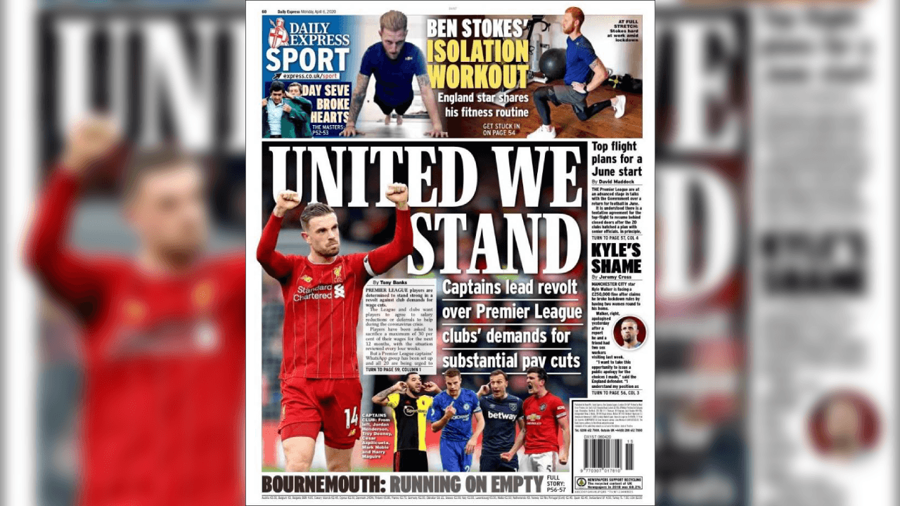 El deporte continúa fuera de actividad y se mantienen las medidas de prevención, pero la prensa escrita ya no centra su atención total en el COVID-19.