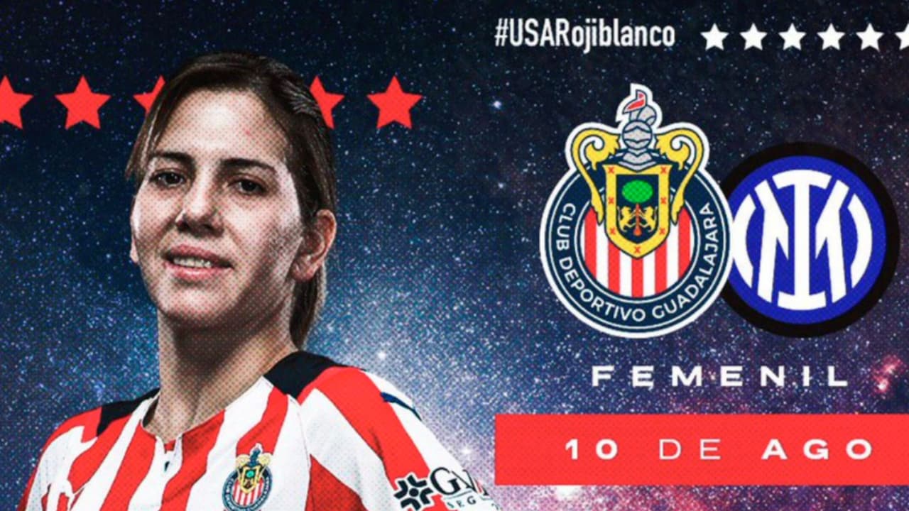 Chivas Femenil anuncia juego ante el Inter de Milán fuera de México
