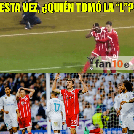 Los memes fueron protagonistas en el partido de Real Madrid y Bayern Munich en la vuelta de las semifinales con el doblete de Benzema y el error del arquero alemán como protagonistas.