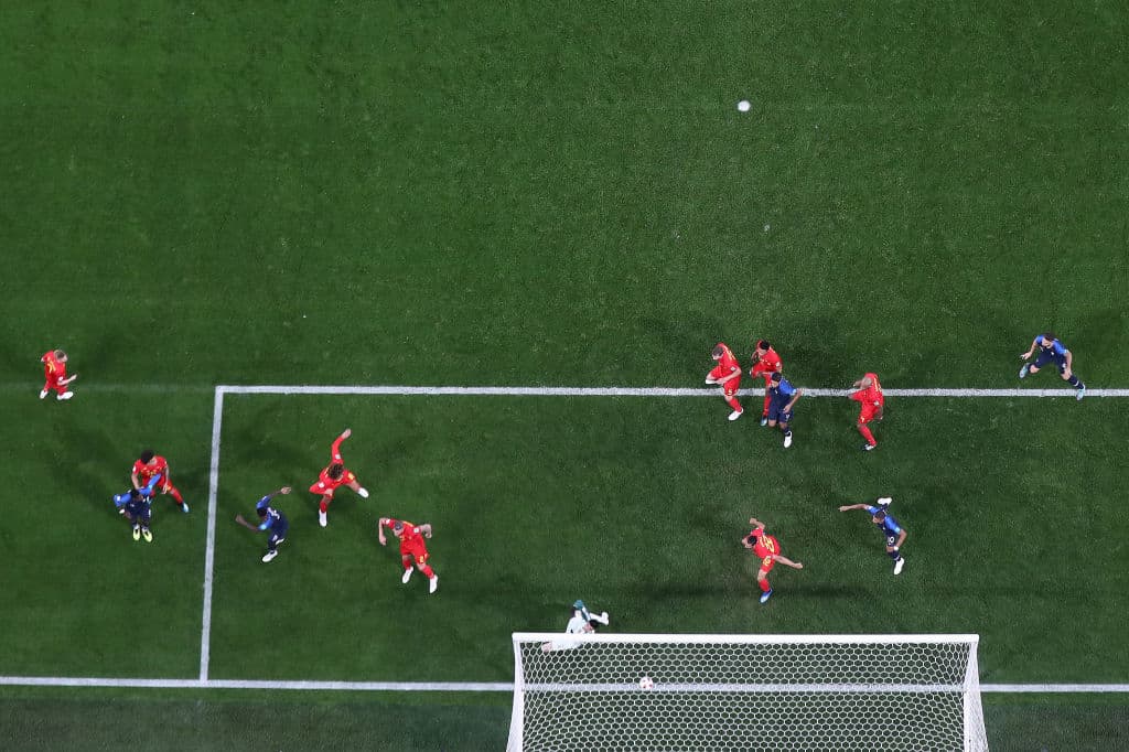 Fue allí cuando al minuto 6 del segundo tiempo apareció un cabezazo de Samuel Umtiti para poner el 1-0 a favor de Francia.