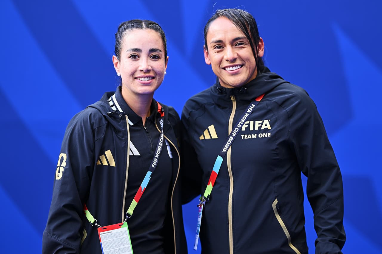 Asistant Referee Katia Itzel Garcia and Assistant Referee Sandra Elizabeth Ramirez of Mexico during the match Argentina vs (and) Cabo Verde as part of the FIFA World Cup 2026, Round of 32 at Miami Stadium, on July 03, 2026, in Miami, Florida, United States.