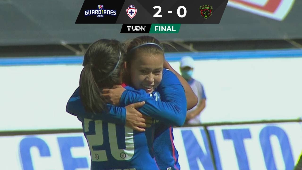 Cruz Azul femenil arrolló 2-0 a Juárez FC y quiere Liguilla