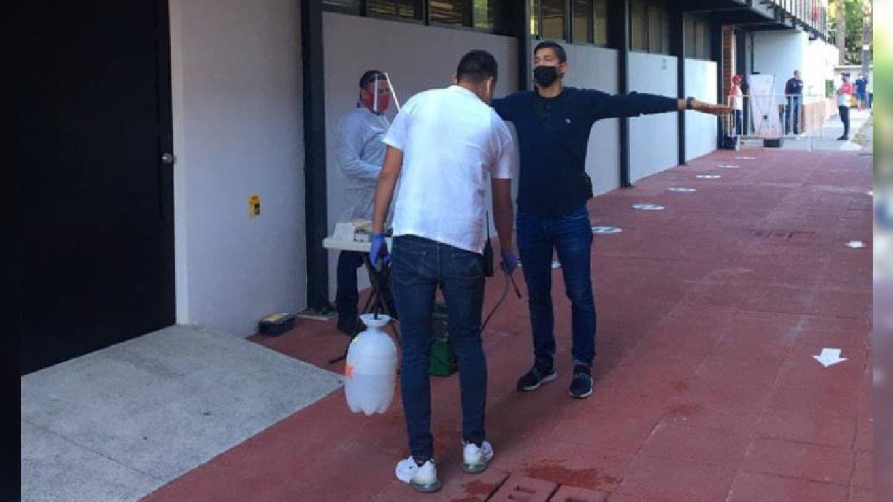 Realizaron pruebas para la detección del coronavirus a jugadores del primer equipo varonil, cuerpo técnico, staff y directiva.