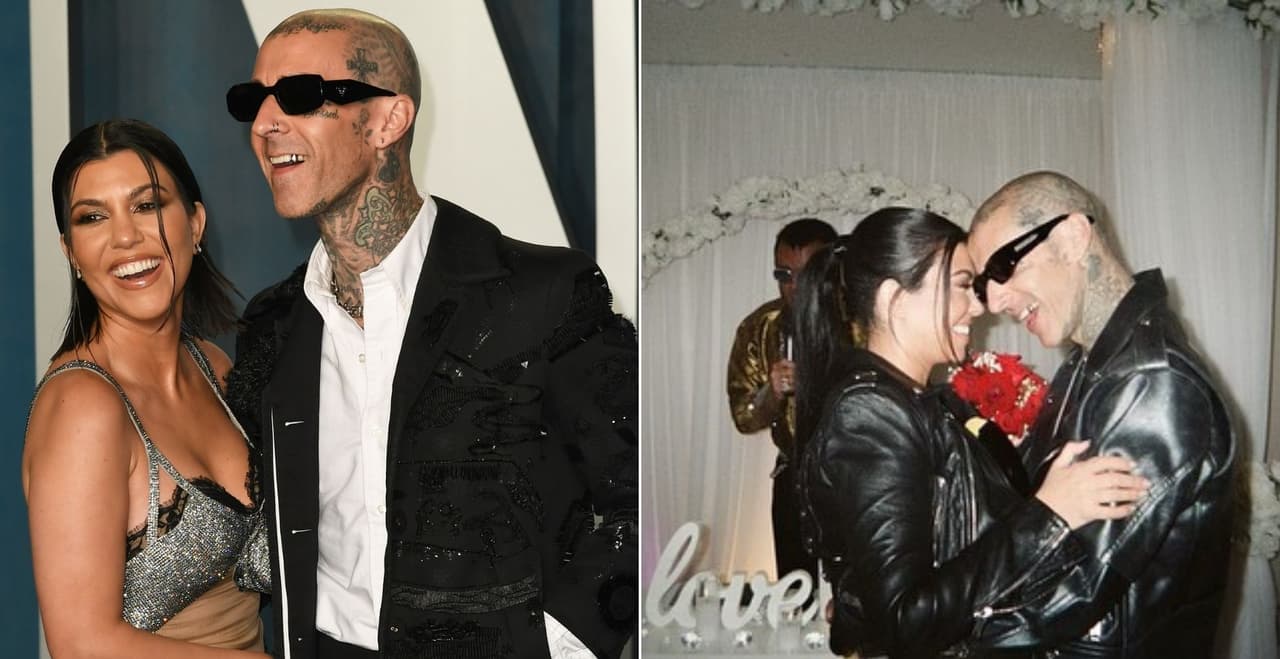 "No es un matrimonio falso": Kourtney Kardashian defiende su boda (sin licencia) con Travis Barker