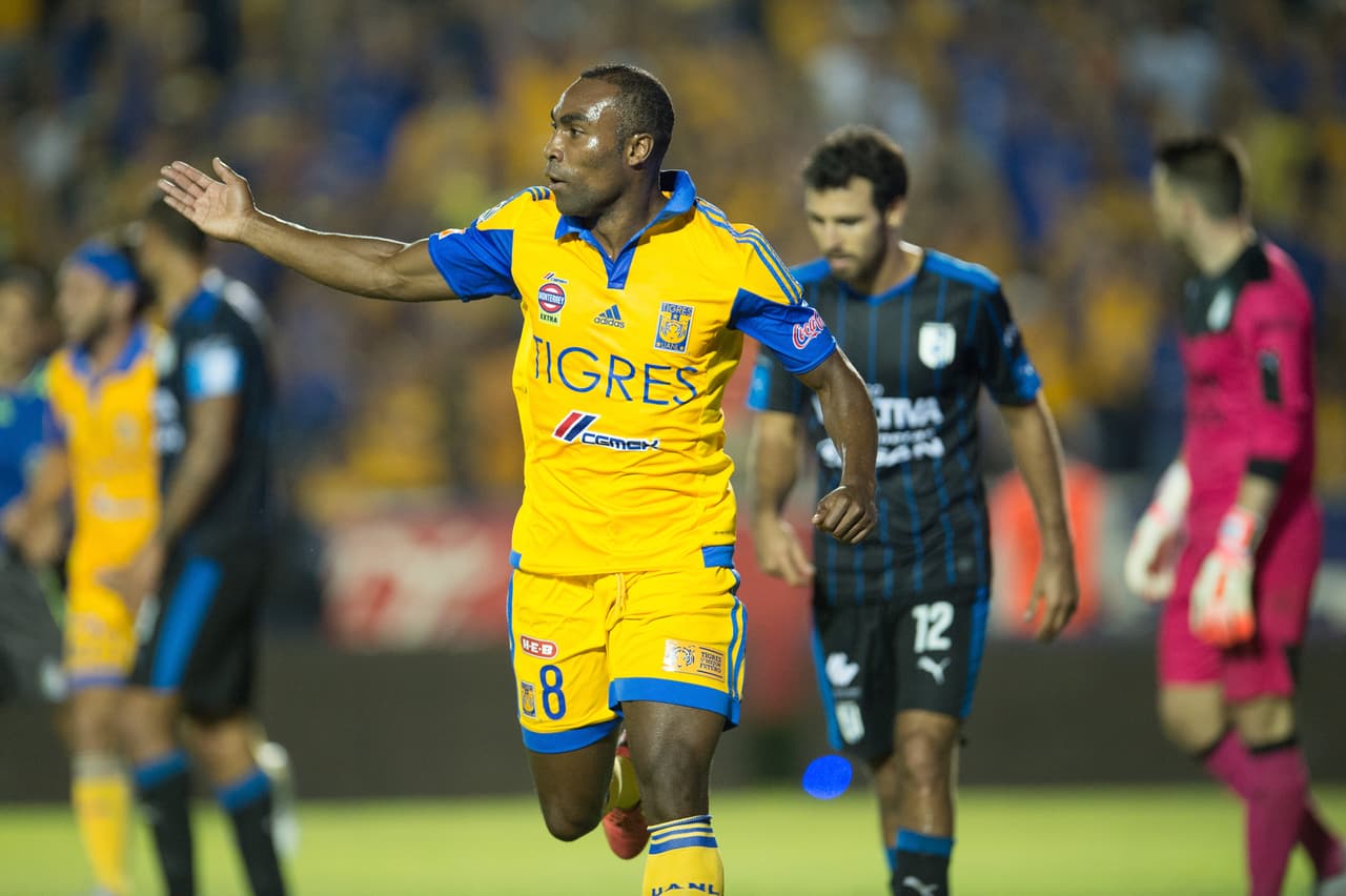 Joffre Guerrón estuvo dos años en China, tras brillar en Brasil, y pasó a Tigres en el 2014. Consiguió un título de la Liga MX y además fue el jugador más importante del equipo en la Copa Libertadores de la cual fueron subcampeones ante River.