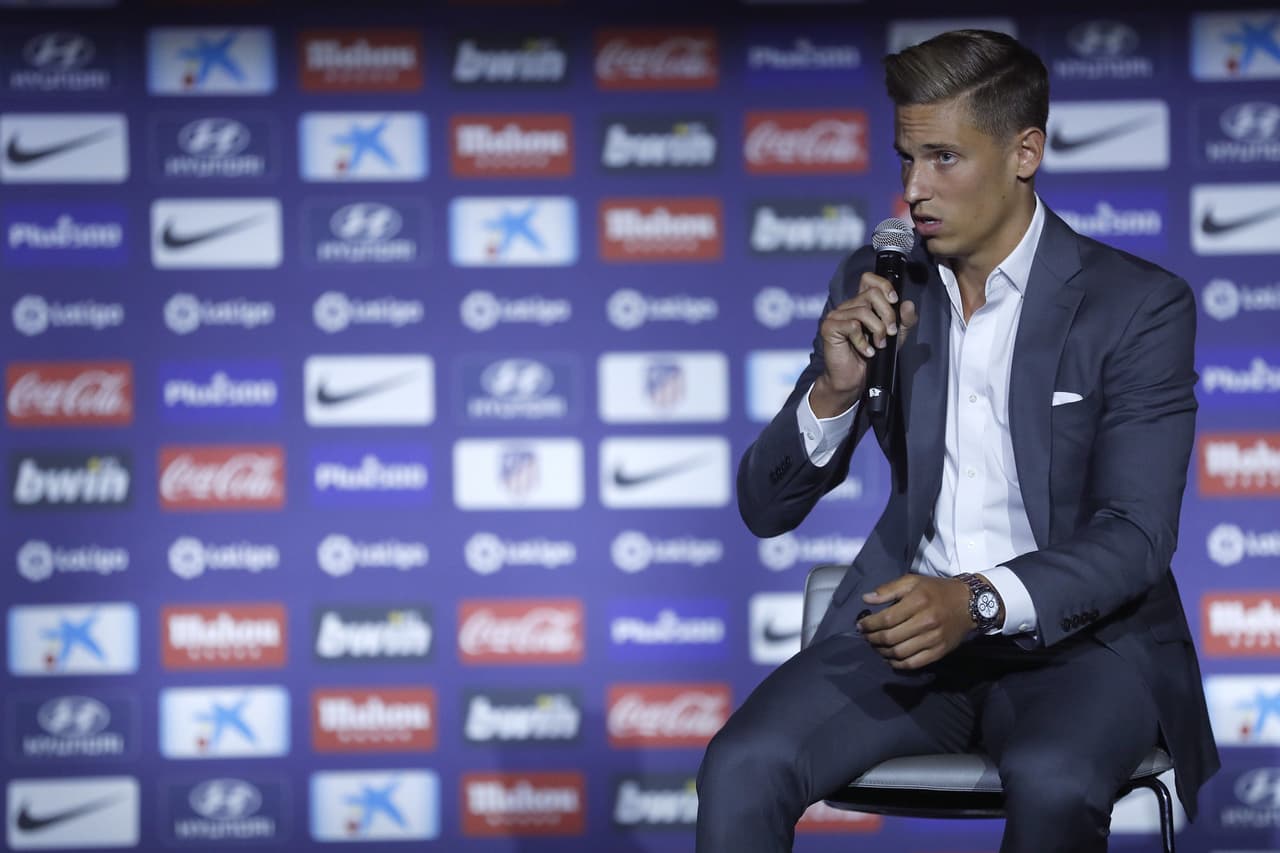 "Quería venir a un proyecto ambicioso que confiara y apostara por mí. En el Atlético tengo las dos cosas", comentó el mediocampista.