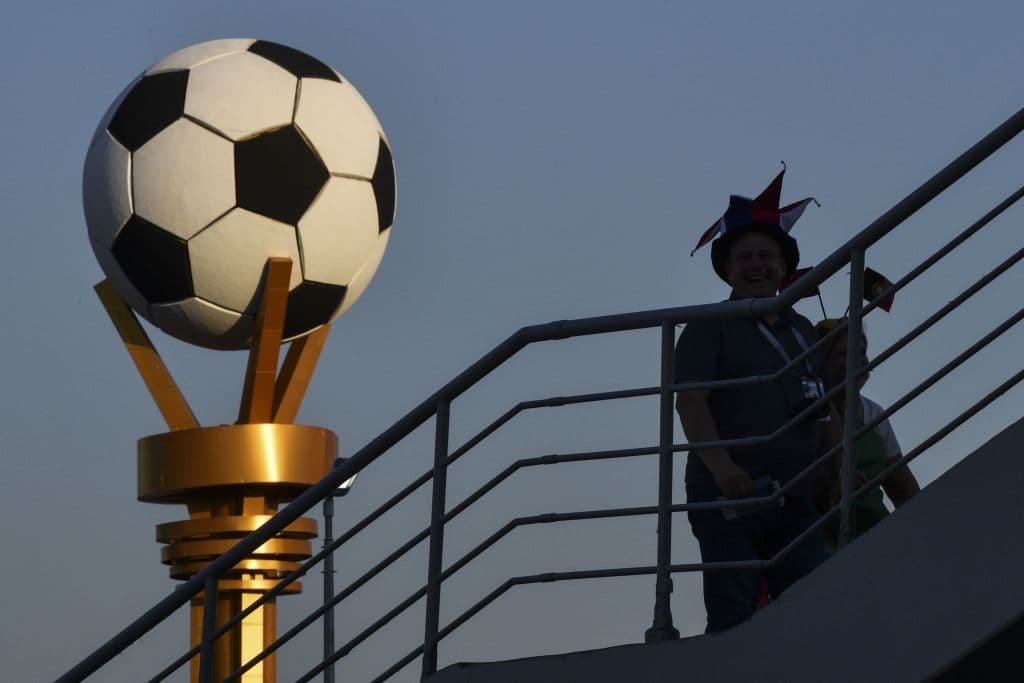 Tremendo ambiente el que armaron portugueses e iraníes de cara al último juego de sus selecciones en la fase de grupos del Mundial Rusia 2018 en Mordavia Arena en la ciudad de Saransk.