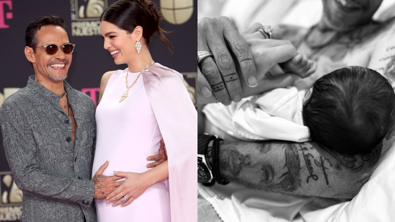 Revelan el "secreto" del bebé de Marc Anthony y Nadia Ferreira: si es niño o niña y cuándo nació