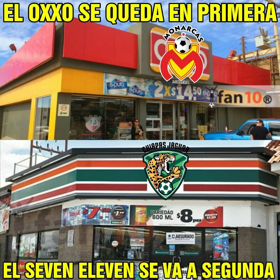 El equipo azulcrema no logró entrar a la liguilla y fueron la burla en redes sociales. Por su parte, Morelia fue aplaudido por salvarse del descenso.