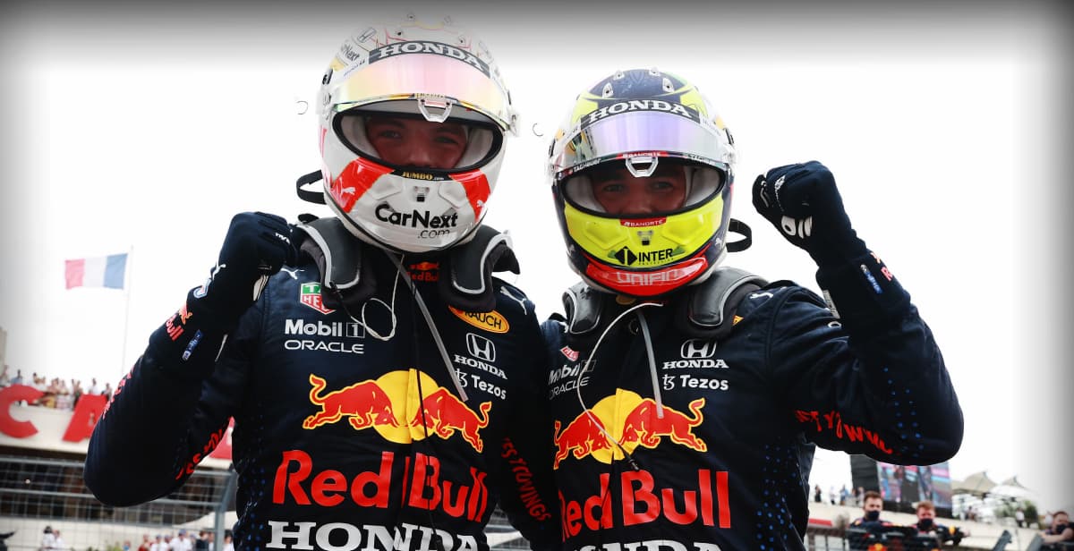 ¡Checo Pérez se sube al podio en el GP de Francia!