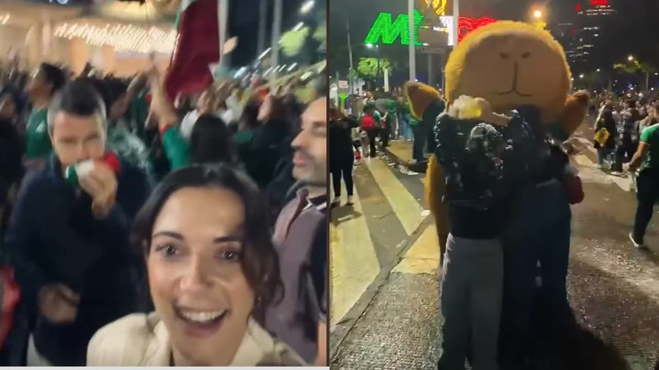 ¿La viste? La mejor jugadora del mundo festejó en el Ángel el triunfo de México ante Corea del Sur