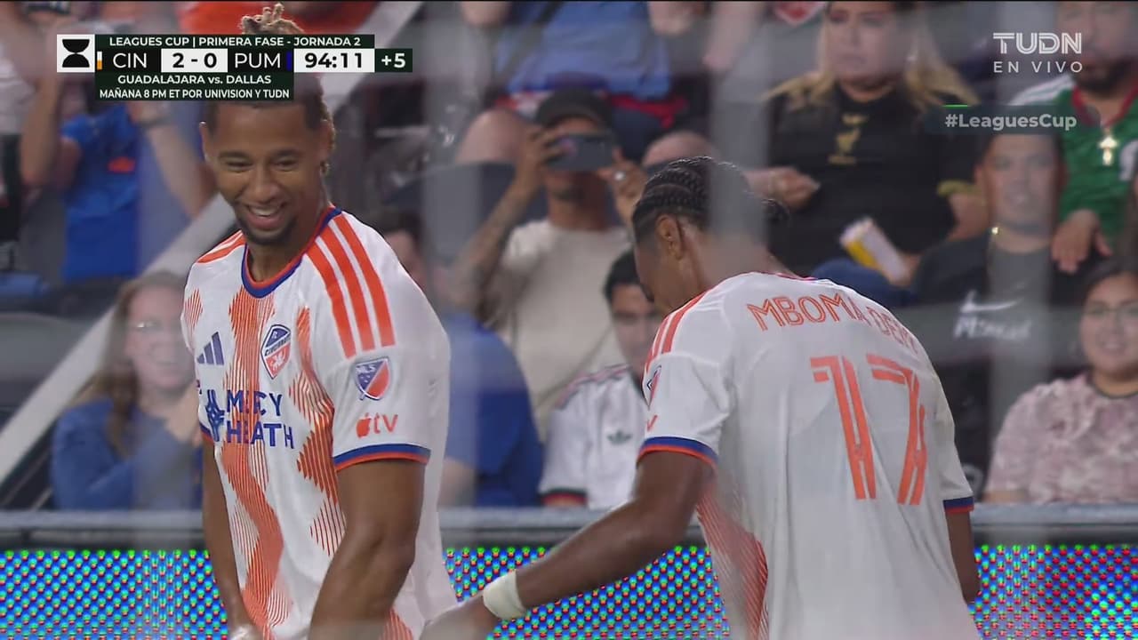 FC Cincinnati vs. Pumas EN VIVO Primera Fase de la Leagues Cup 2026: ¡Cae el 2-0!