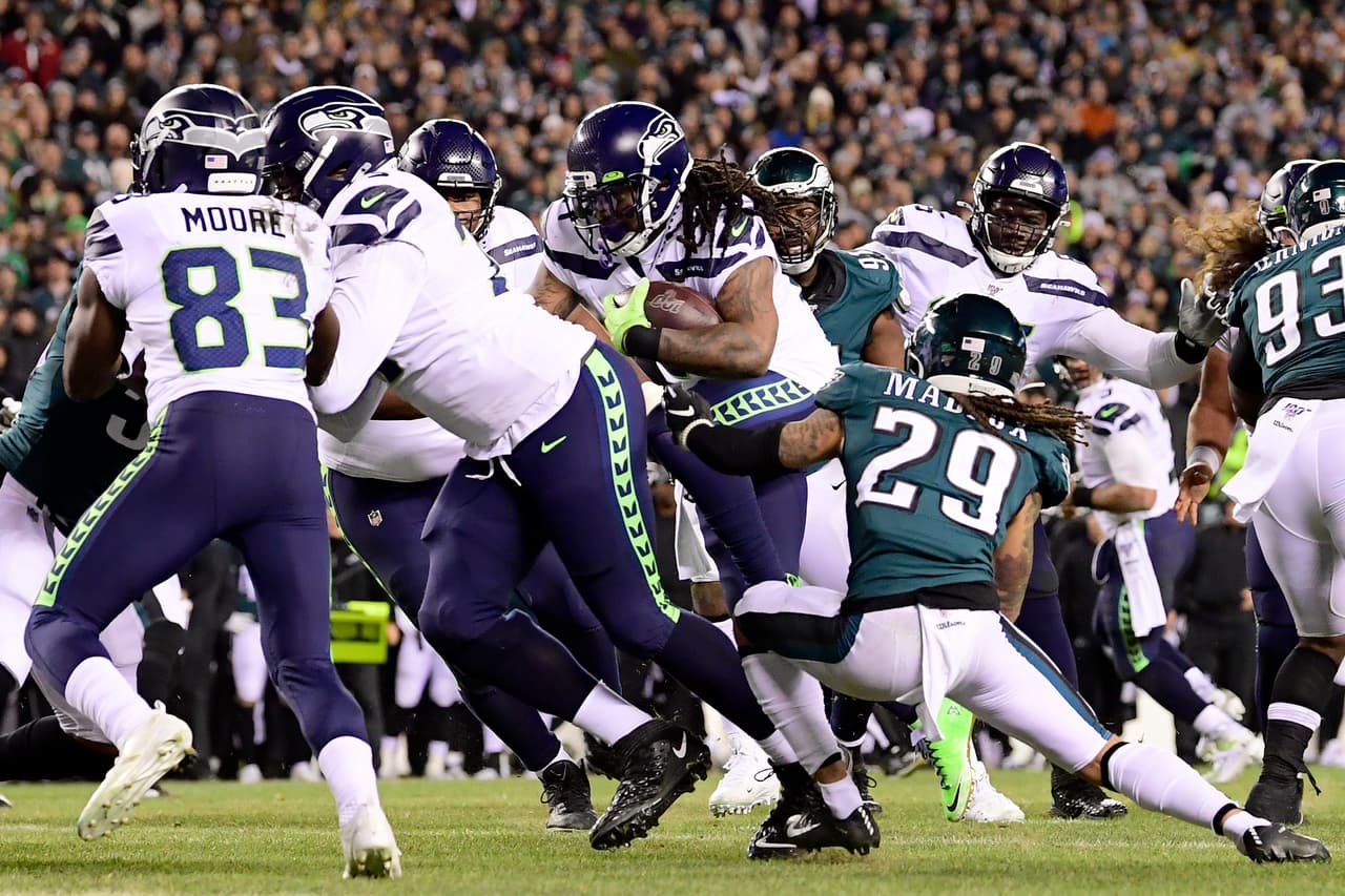 Philadelphia Eagles
<b> 9-17</b> Seattle Seahawks | Seattle Seahawks jugará ante Green Bay Packers en la Ronda Divisional de Playoffs.