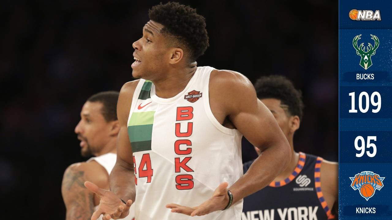 Antetokounmpo guía a los Bucks a su primera victoria en Navidad en 41 años