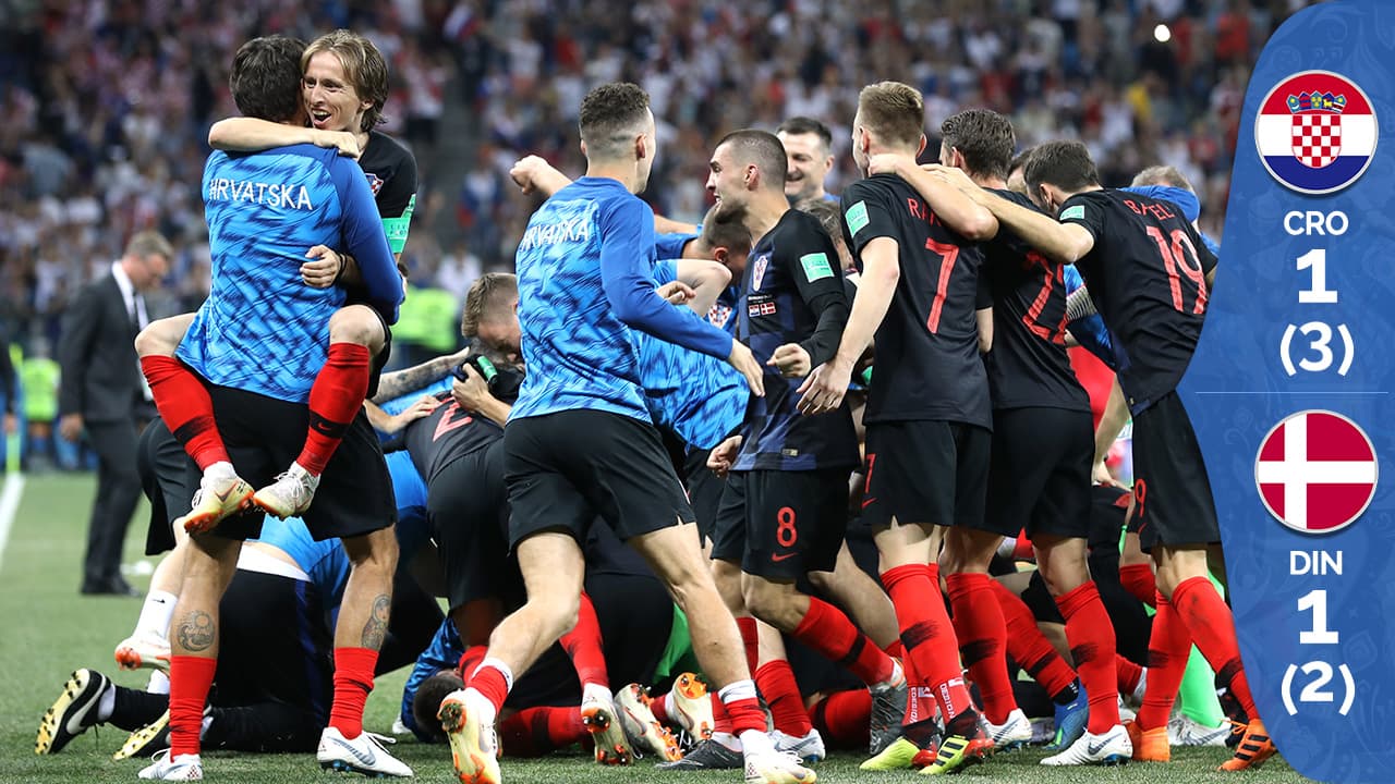 Croacia vence en dramáticos penales a Dinamarca y se enfrentará a Rusia en cuartos