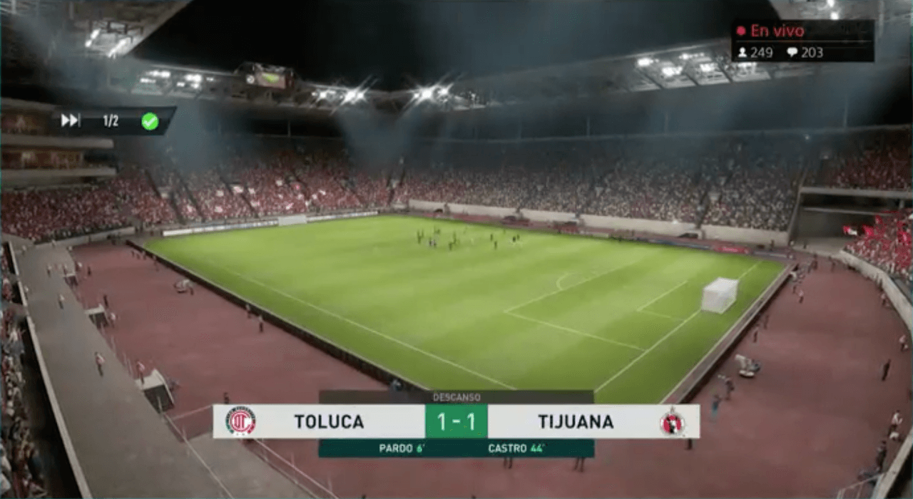 Toluca goleó 3-1 a Xolos y reafirma su gran nivel en eLiga MX.