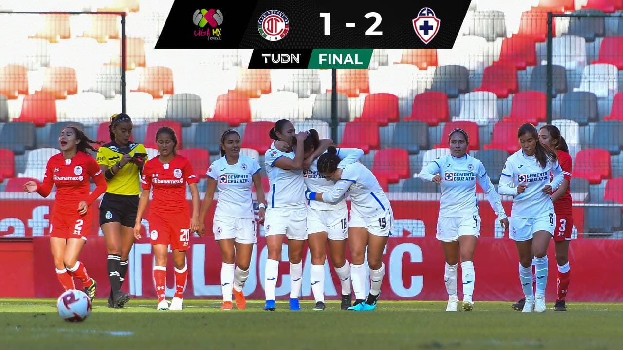 Cruz Azul se impone a Toluca y obtiene su primer triunfo del Clausura 2020