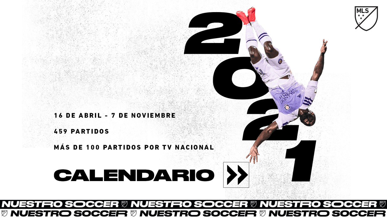 MLS dio a conocer hoy el calendario de su temporada regular, que se extendrá entre el 16 de abril y el 7 de noviembre.