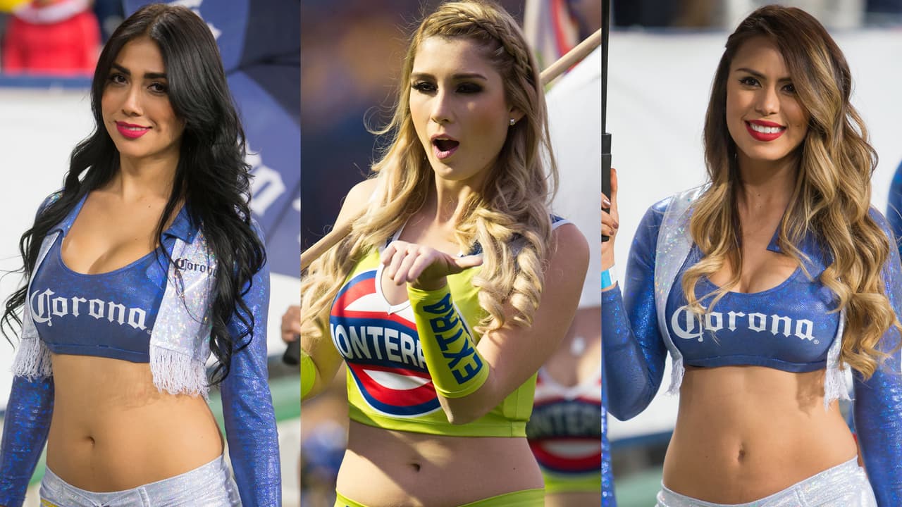 La belleza de las porristas en la fecha 2