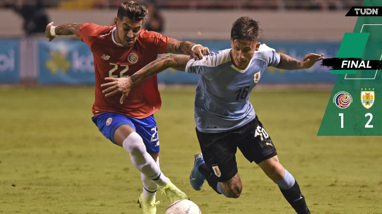 Jonathan Rodríguez le da el triunfo a Uruguay ante Costa Rica