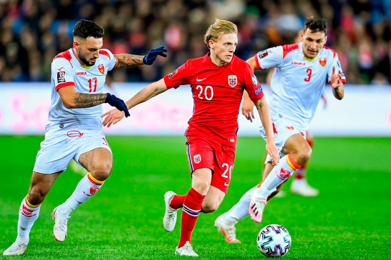 Noruega se lleva la victoria ante Montenegro 2-0 durante fecha de eliminatoria mundialista. Mohamed Elyounoussi fue el autor de los goles durante el partido, colocando a su escuadra como segundo lugar del grupo G rumbo a Catar 2022.