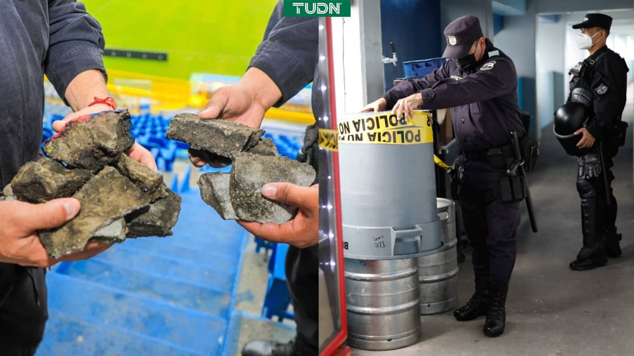 Encuentran cerveza escondida y rocas en el Cuscatlán
