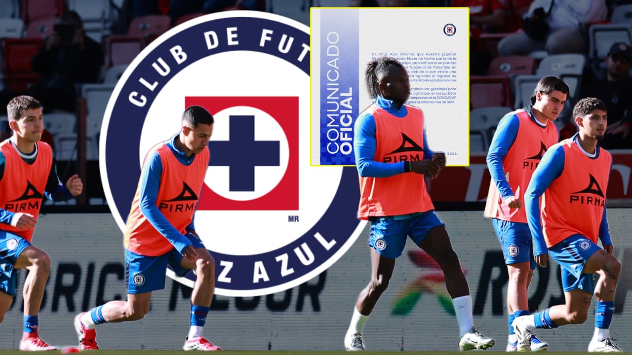 Niegan a Christian Ebere del Cruz Azul la entrada a Estados Unidos para amistoso