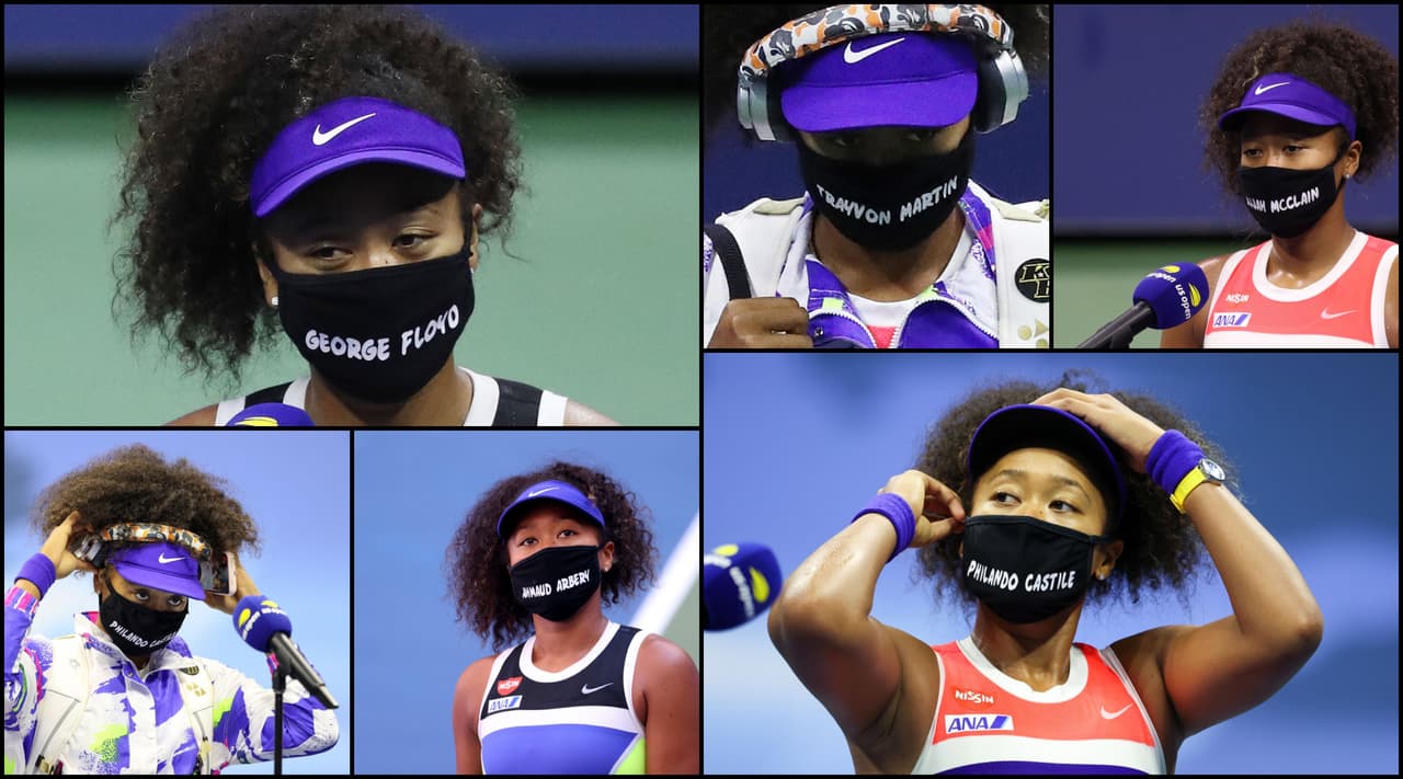 Así levantó la voz Naomi Osaka en el US Open | Durante el último Grand Slam del año, la campeona del certamen se unió a las manifestaciones tras el caso de George Floyd.