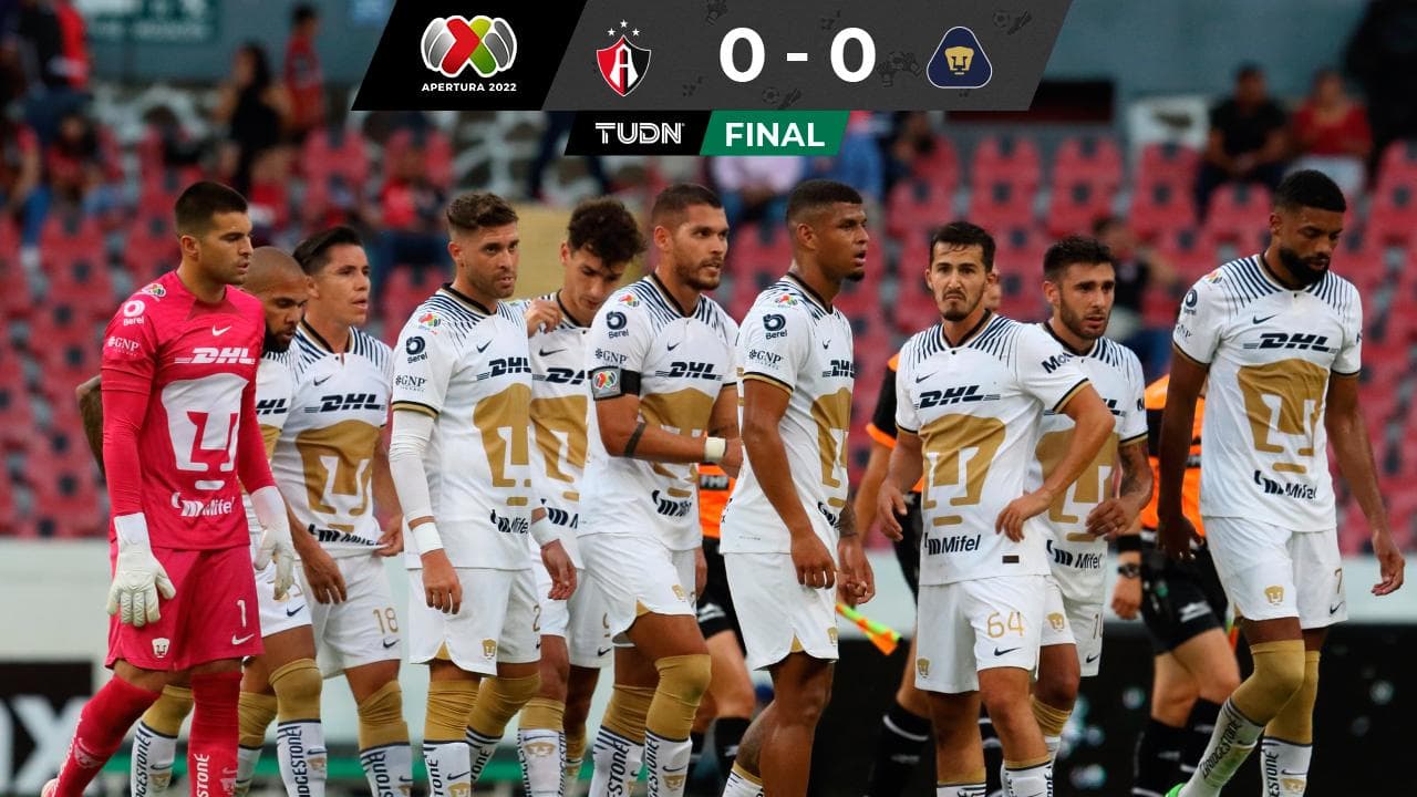 Atlas y Pumas no pasan del empate y complican su boleto al repechaje