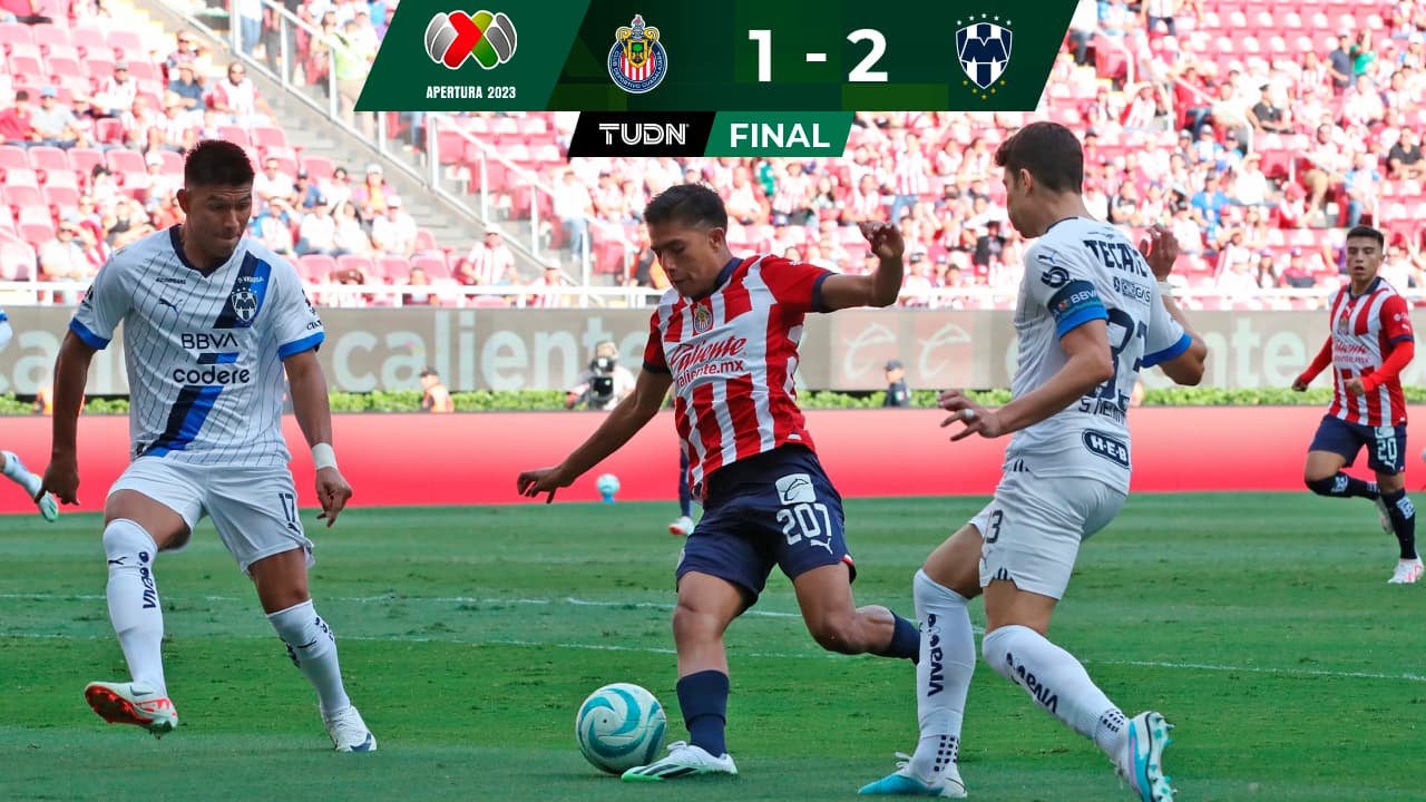 Monterrey sufre, pero derrota a Chivas de visitante en la Jornada 7