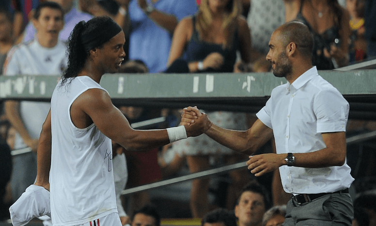 Ronaldinho sobre Pep Guardiola: "Él quería que me quedara en el Barça, pero mi ciclo había terminado"