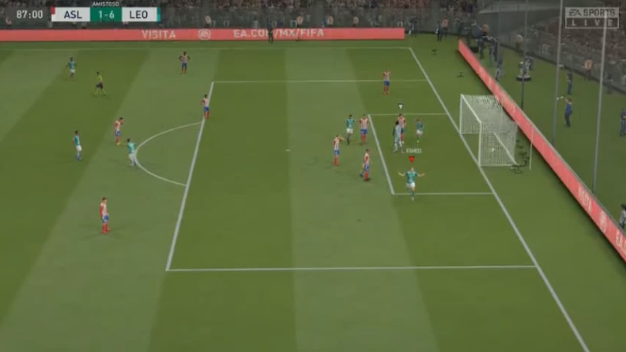 Sosa, representando al León, destrozó 6-1 a Reyes, representante del Atlético San Luis.